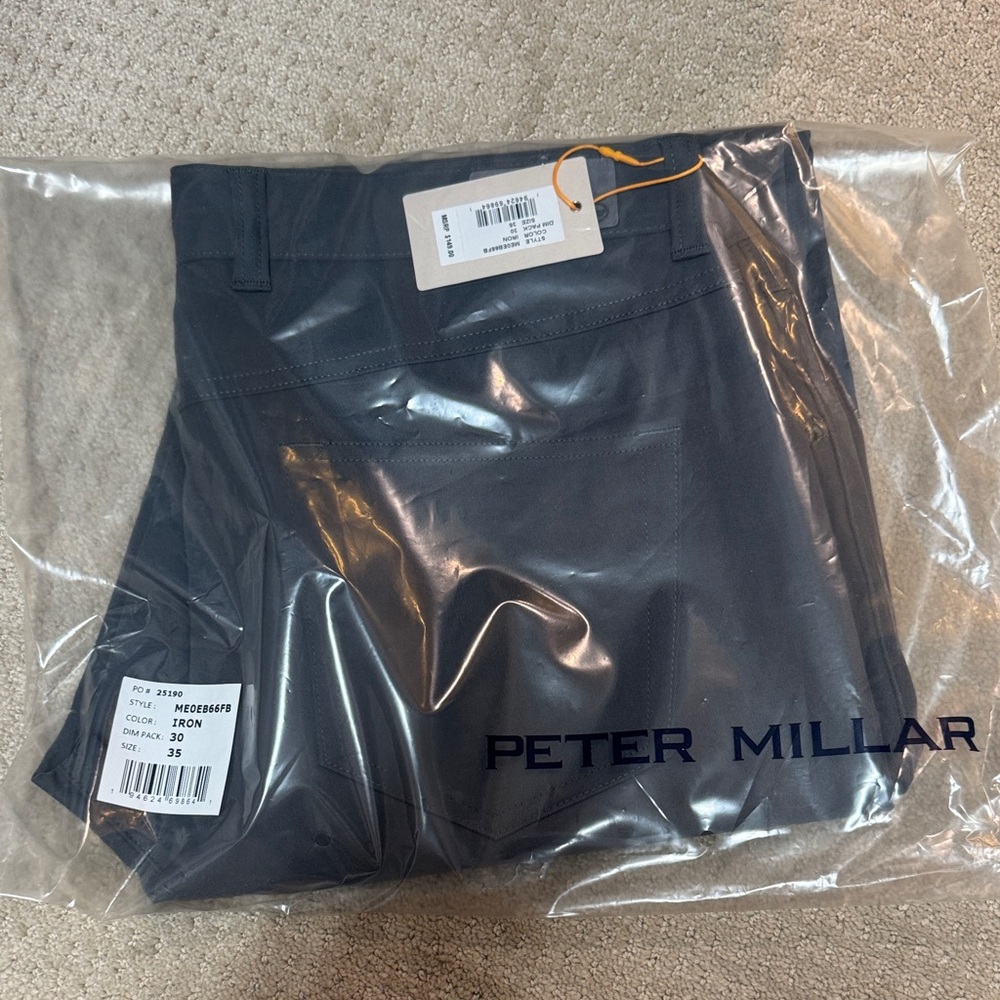 Peter Millar Dark Blue Chinos for Men